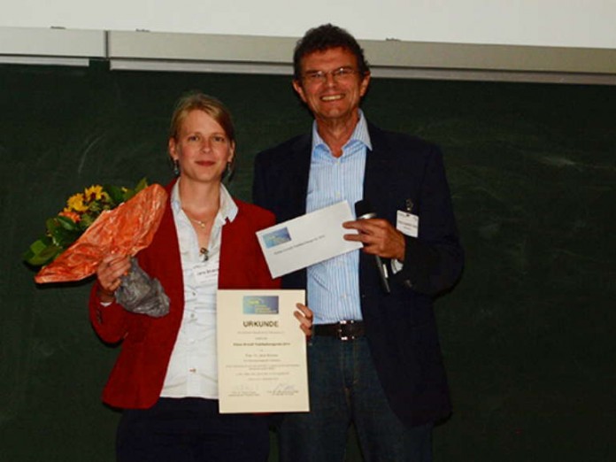 Dr. Jana Bröcker bei der Verleihung des Publikumspreises